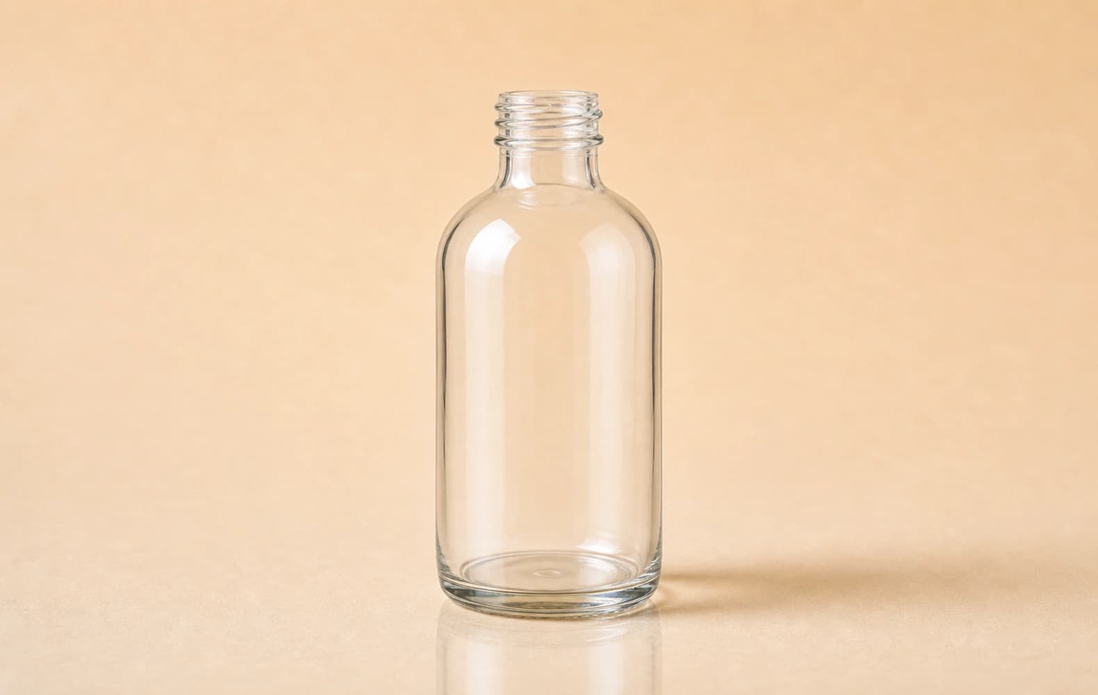 Amber Boston Round Bottle