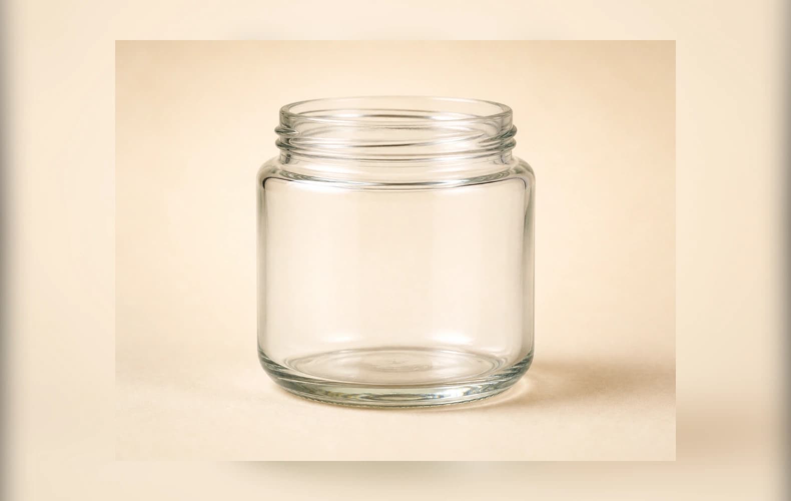 Clear Food Glass Jar