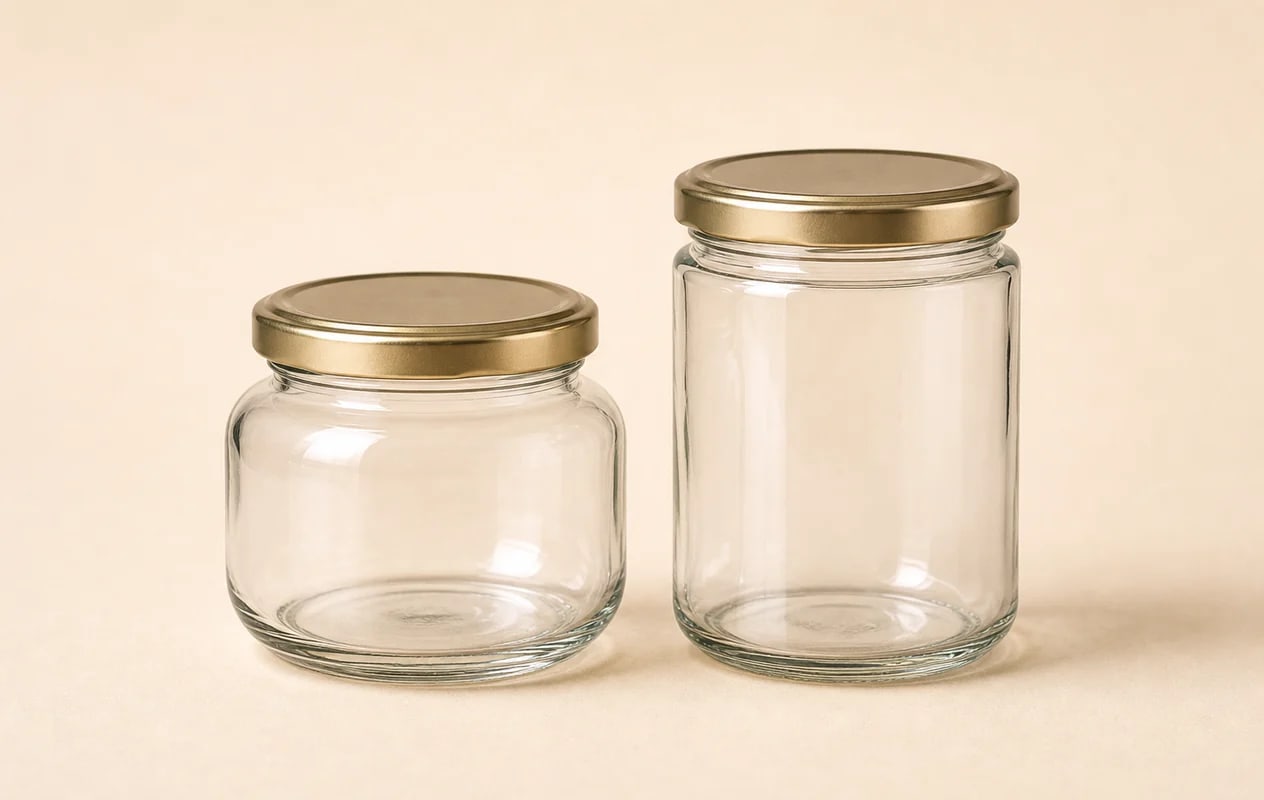 Food Jars empty glass products