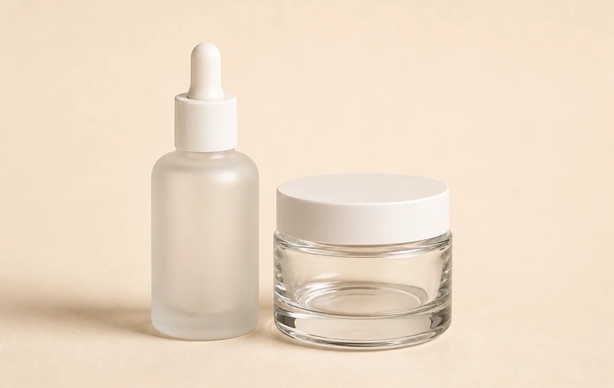 Skincare Bottles & Jars empty glass products