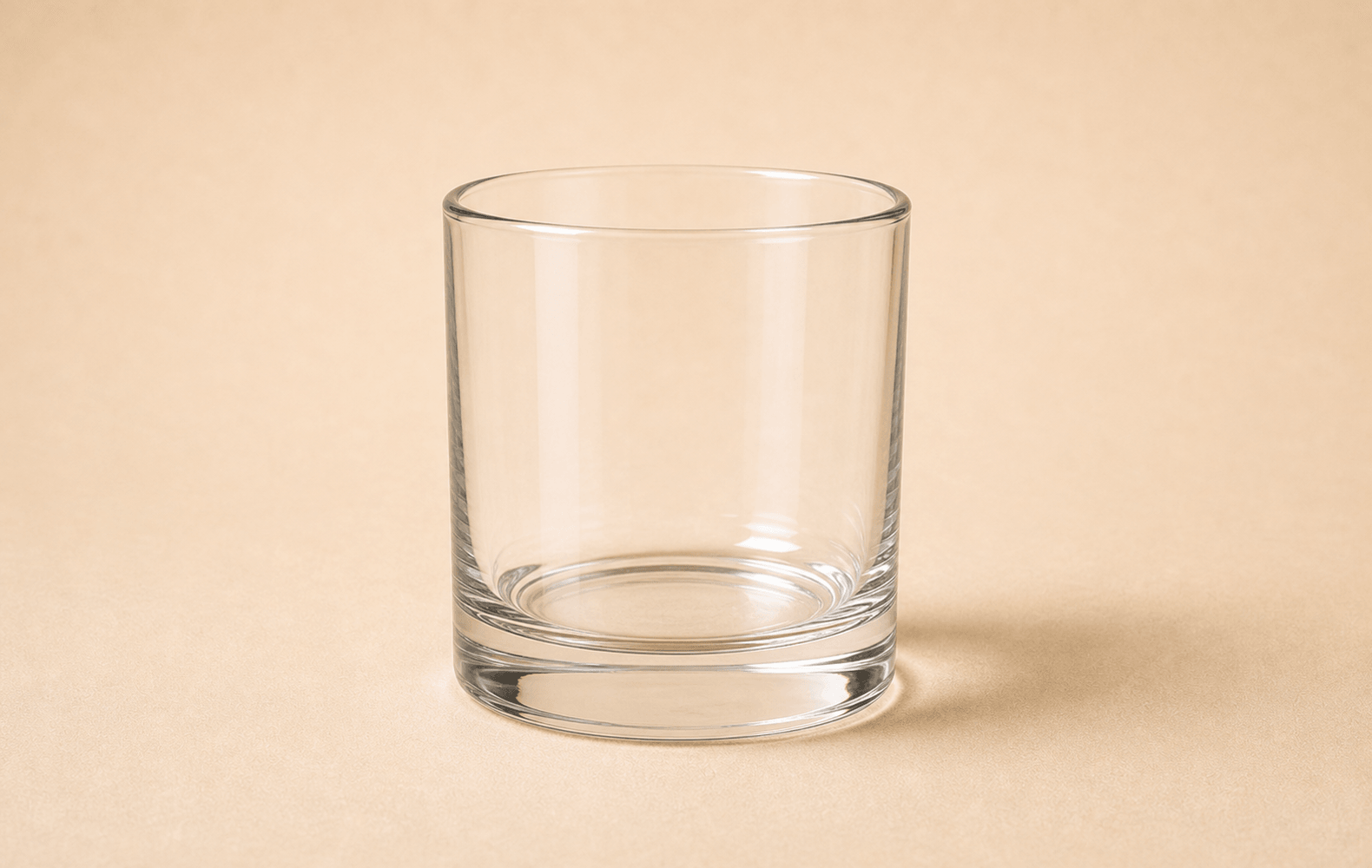 Clear Candle Jar Vessel