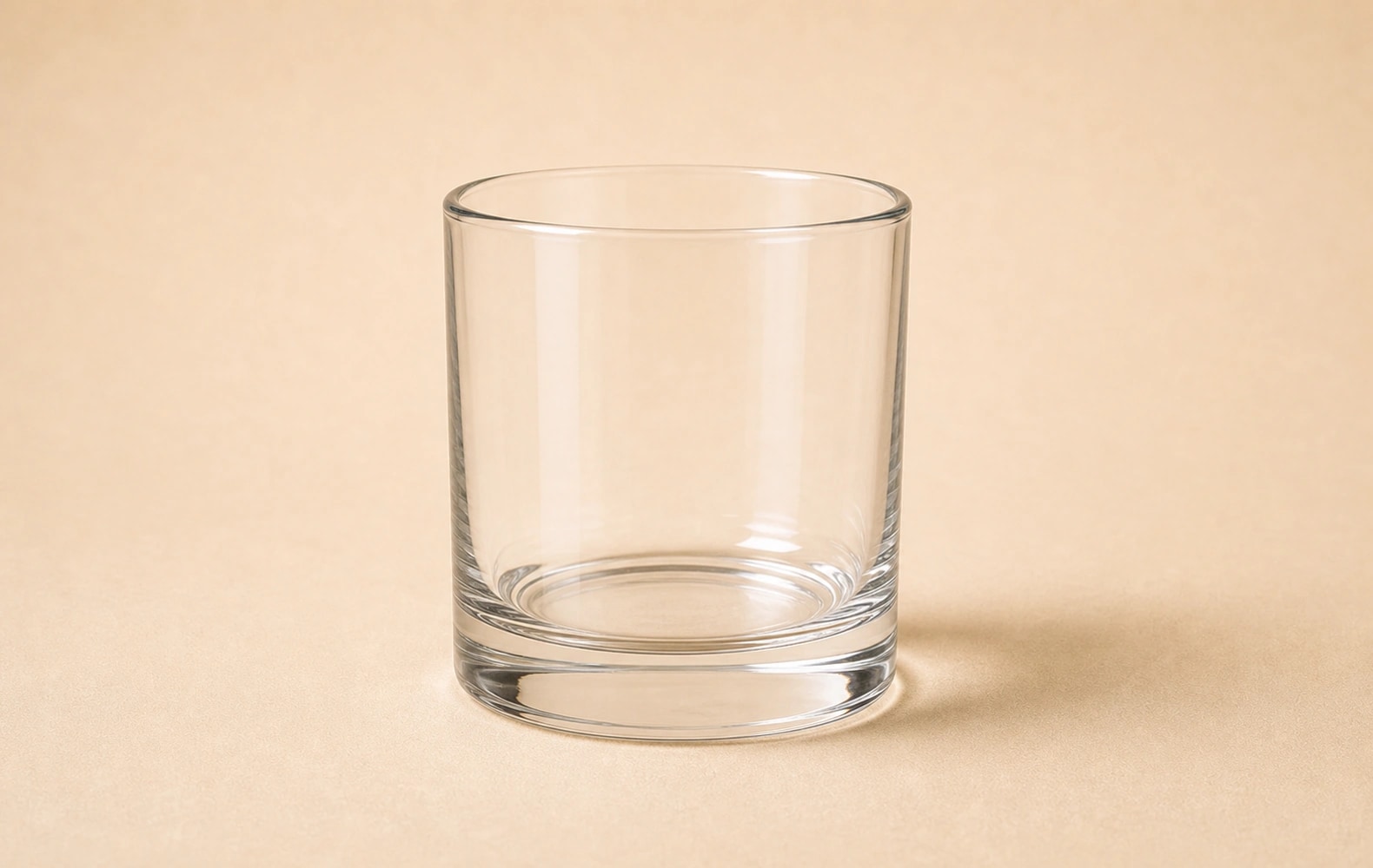 Clear Candle Jar Vessel