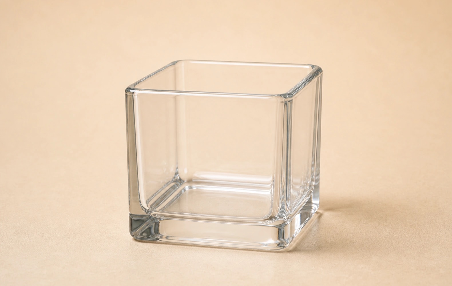 Cube Candle Jars empty glass packaging product