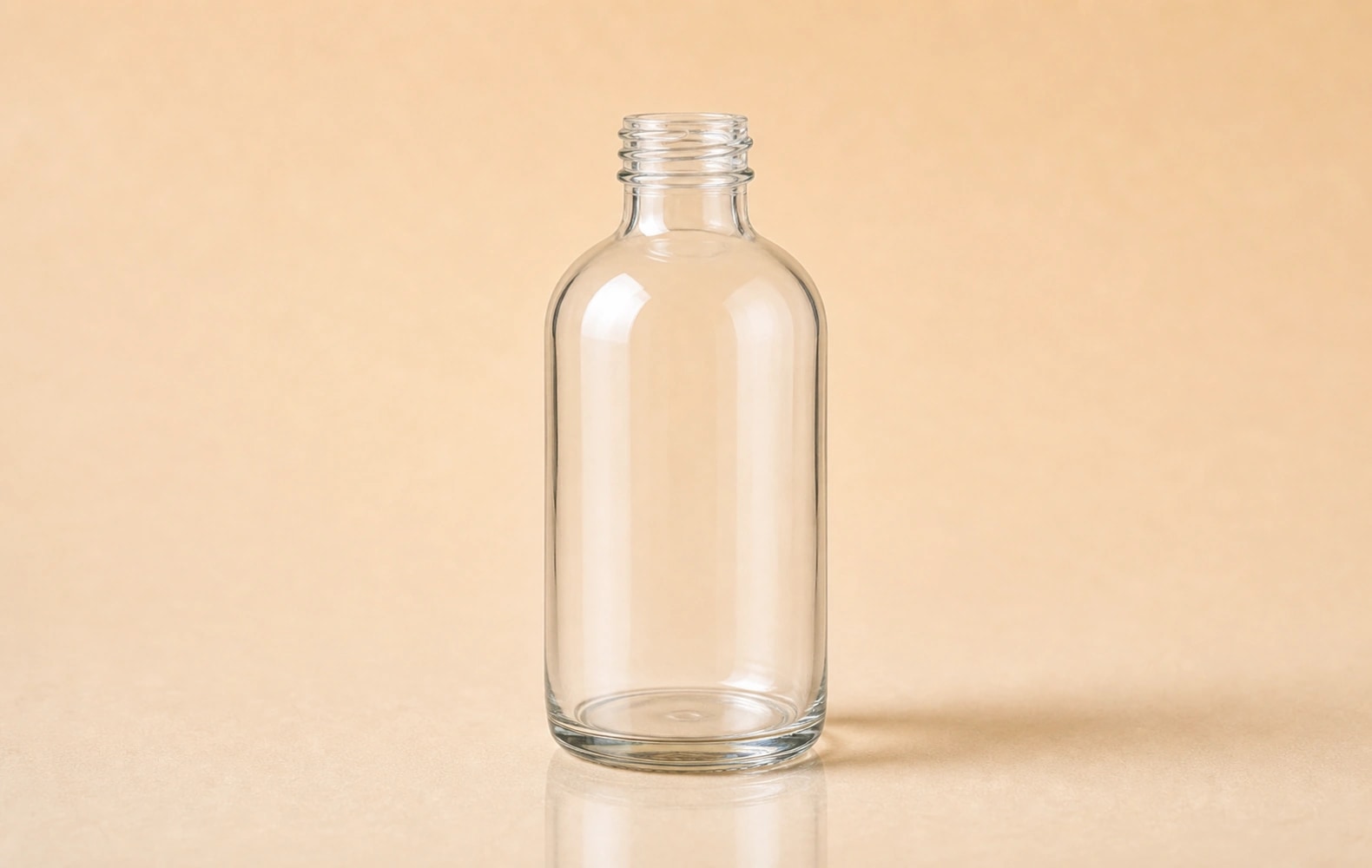 Amber Boston Round Bottle