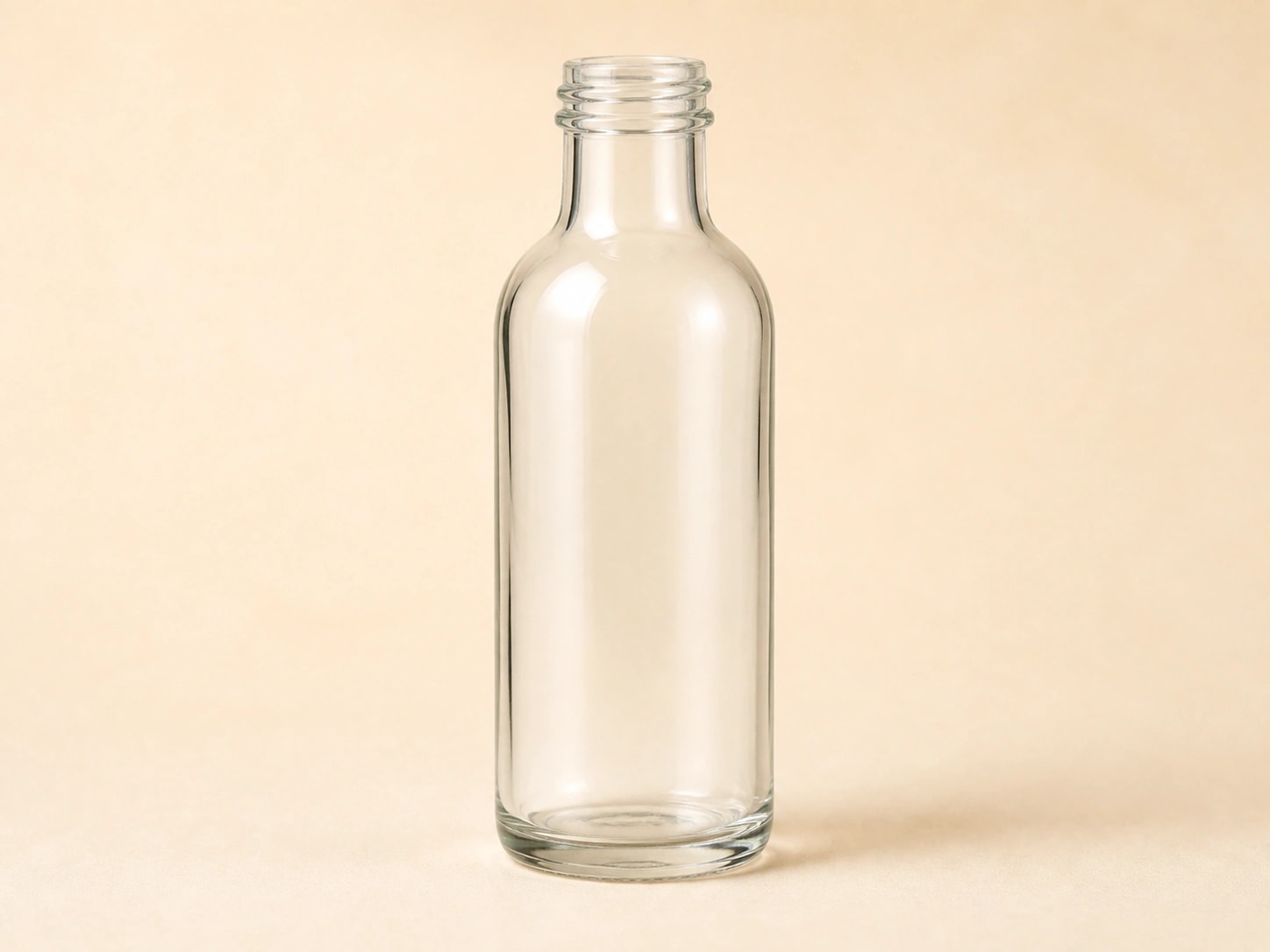 Clear Beverage Bottle