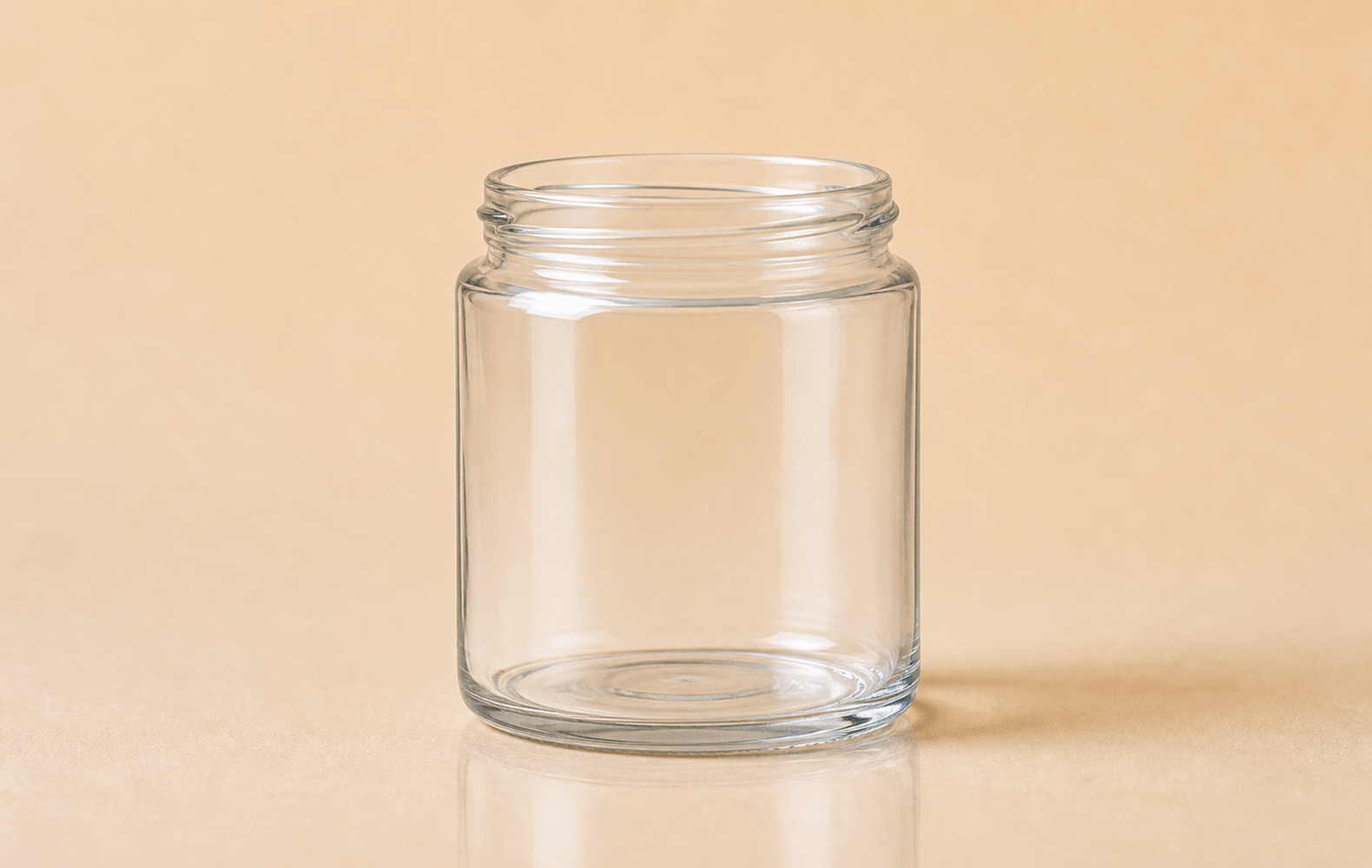 Leeres Glasverpackungsprodukt: Vorratsdosen für zu Hause