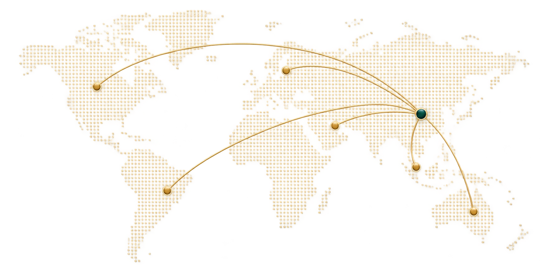 World map showing BOTTLIX glass packaging customers worldwide
