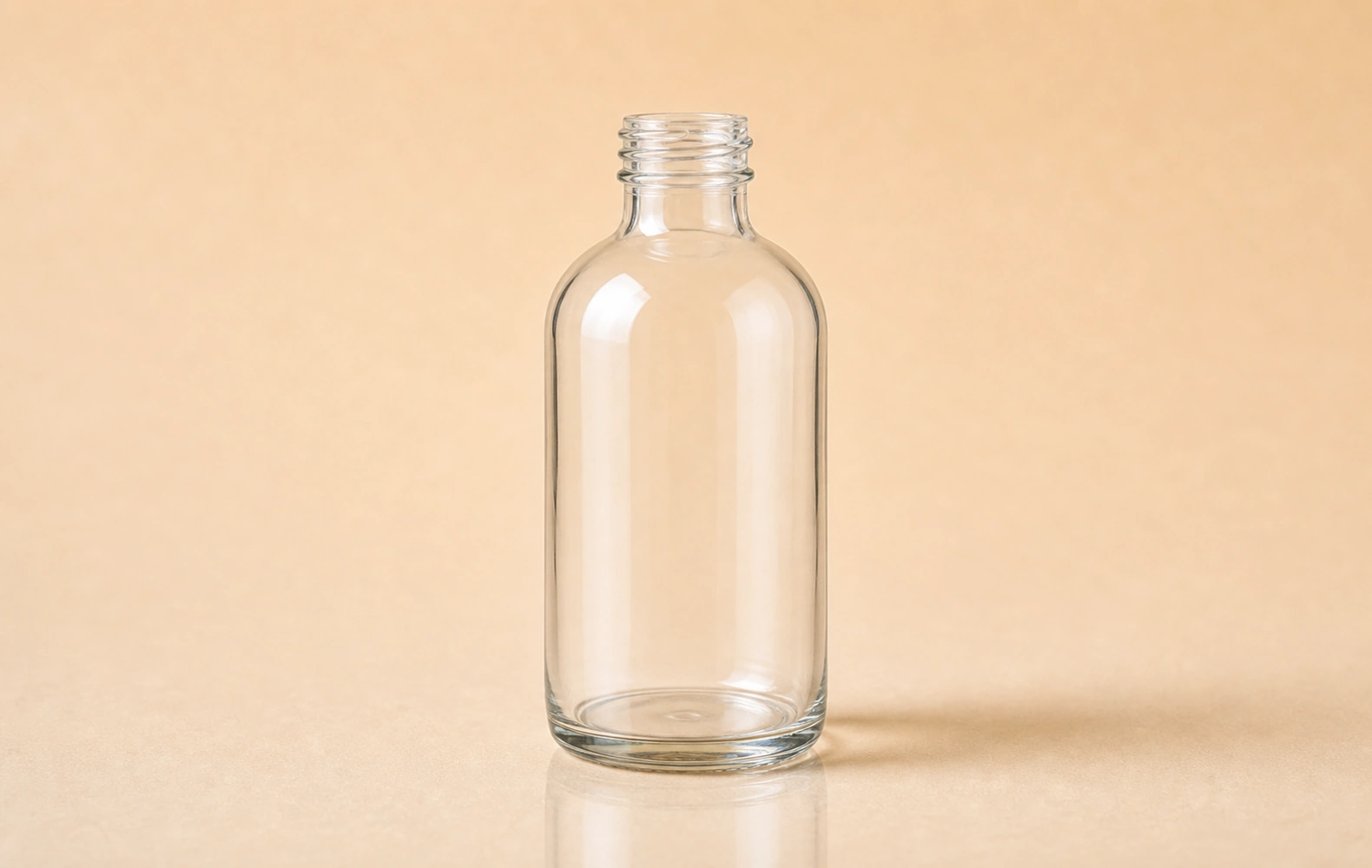 Amber Boston Round Bottle