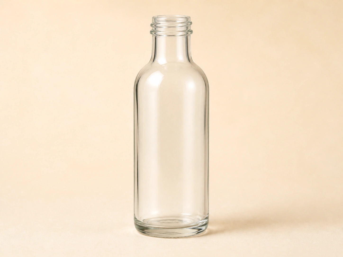 Clear Beverage Bottle